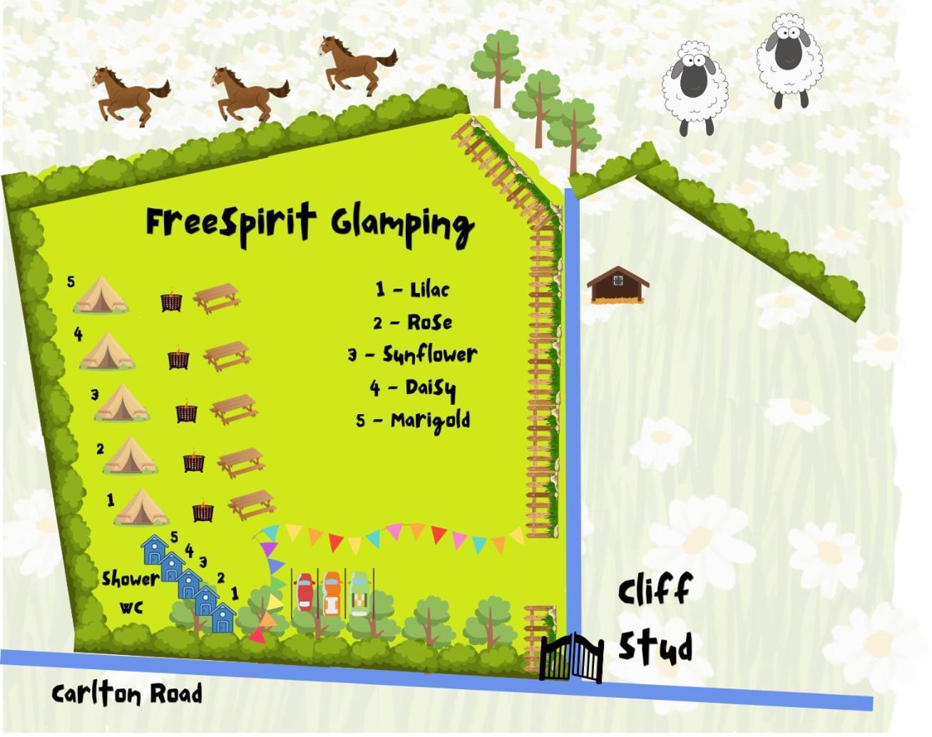 Hotel Freespirit Glamping York Exterior foto